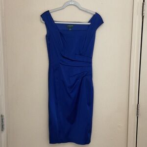 Lauren Ralph Lauren Blue Midi Dress